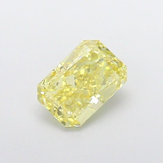 Loose Diamond - RADIANT 1.18ct Fancy Intense Yellow VS1: Loose Diamond - RADIANT 1.18ct Fancy Intense Yellow VS1 Source: This is a real non-mined Diamond that has been grown in a lab Shape: RADIANT Carats: 1.18 Color: Fancy Intense Yellow Certification: IGI