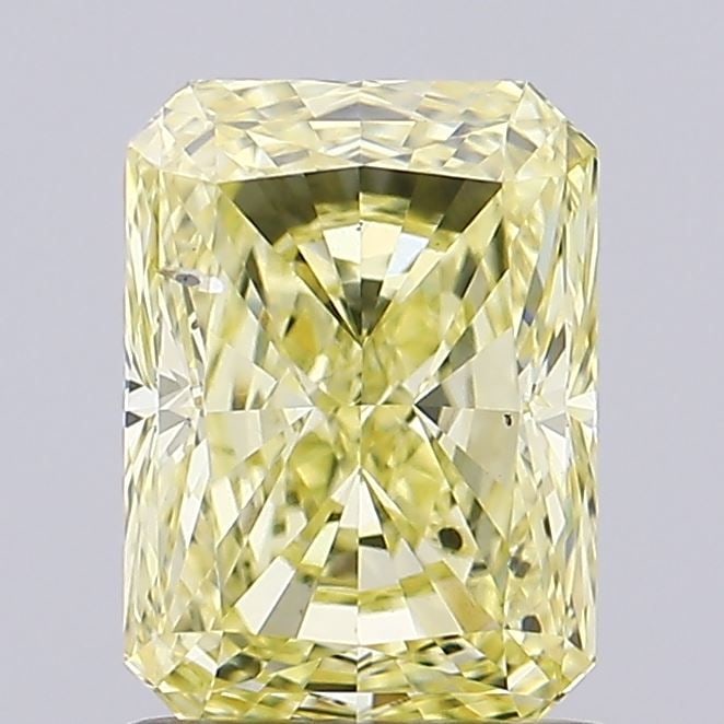 Loose Diamond - RADIANT 1.19ct Fancy Intense Yellow SI1: Loose Diamond - RADIANT 1.19ct Fancy Intense Yellow SI1 Source: This is a real non-mined Diamond that has been grown in a lab Shape: RADIANT Carats: 1.19 Color: Fancy Intense Yellow Certification: IGI
