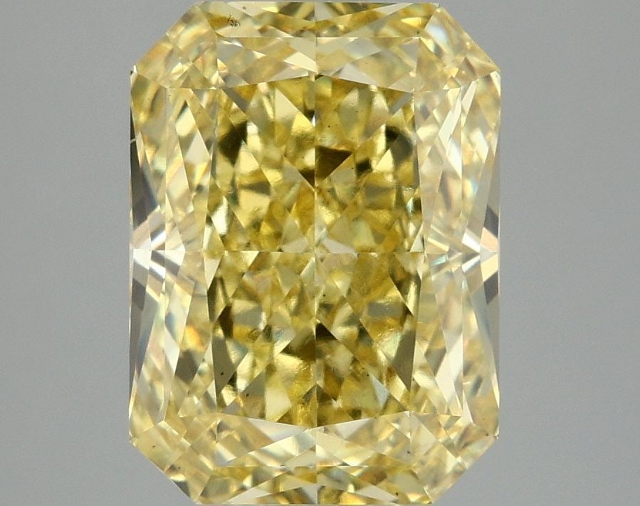 Loose Diamond - RADIANT 4.02ct Fancy Vivid Yellow VS2: Loose Diamond - RADIANT 4.02ct Fancy Vivid Yellow VS2 Source: This is a real non-mined Diamond that has been grown in a lab Shape: RADIANT Carats: 4.02 Color: Fancy Vivid Yellow Certification: IGI Vid