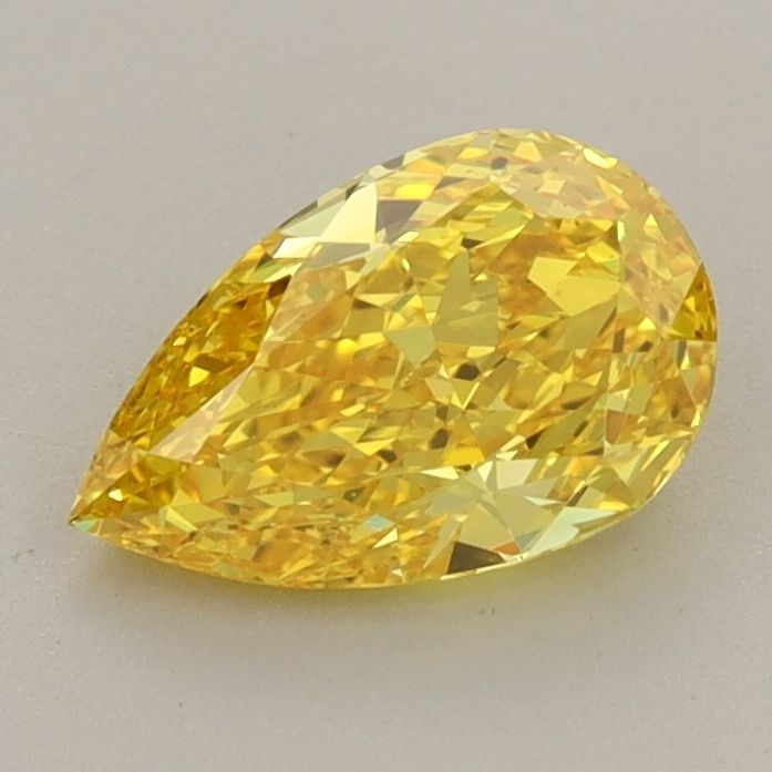Loose Diamond - PEAR 1.08ct Fancy Vivid Yellow VS1: Loose Diamond - PEAR 1.08ct Fancy Vivid Yellow VS1 Source: This is a real non-mined Diamond that has been grown in a lab Shape: PEAR Carats: 1.08 Color: Fancy Vivid Yellow Certification: IGI The Diamo