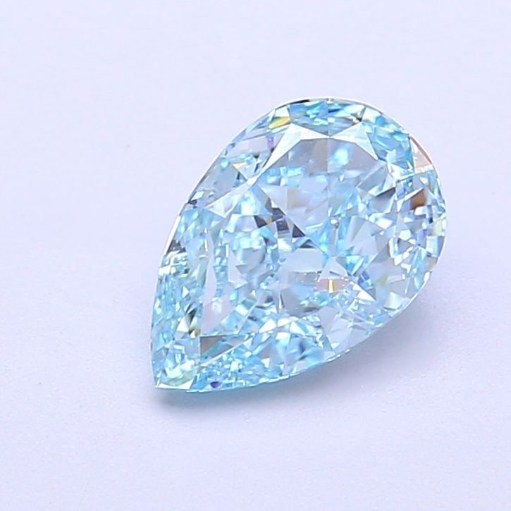 Loose Diamond - PEAR 1.32ct Fancy Vivid Blue VVS2: Loose Diamond - PEAR 1.32ct Fancy Vivid Blue VVS2 Source: This is a real non-mined Diamond that has been grown in a lab Shape: PEAR Carats: 1.32 Color: Fancy Vivid Blue Certification: IGI Video: