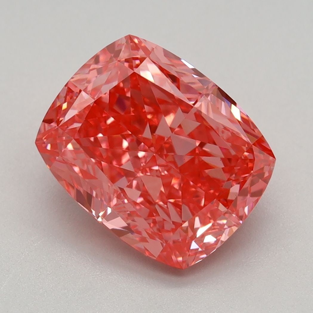 Loose Diamond - CUSHION MODIFIED 1.97ct Fancy Vivid Pink VS1: Loose Diamond - CUSHION MODIFIED 1.97ct Fancy Vivid Pink VS1 Source: This is a real non-mined Diamond that has been grown in a lab Shape: CUSHION MODIFIED Carats: 1.97 Color: Fancy Vivid Pink Certific