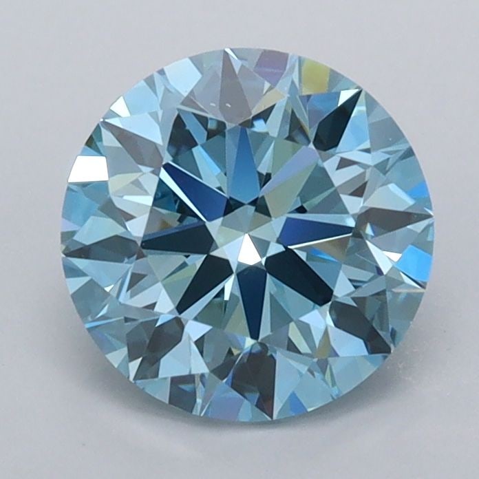 Ideal Loose Diamond - ROUND 1.53ct Fancy Vivid Blue VVS1: Ideal Loose Diamond - ROUND 1.53ct Fancy Vivid Blue VVS1 Source: This is a real non-mined Diamond that has been grown in a lab Shape: ROUND Carats: 1.53 Color: Fancy Vivid Blue Certification: IGI Vide