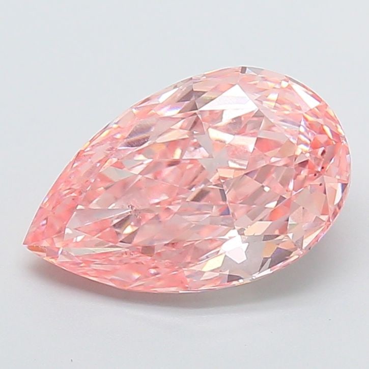 Loose Diamond - PEAR 3.25ct Fancy Vivid Pink VS2: Loose Diamond - PEAR 3.25ct Fancy Vivid Pink VS2 Source: This is a real non-mined Diamond that has been grown in a lab Shape: PEAR Carats: 3.25 Color: Fancy Vivid Pink Certification: IGI Video: