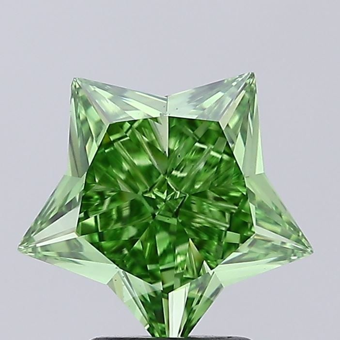 Loose Diamond - OTHER 2.76ct Fancy Vivid Green VS1: Loose Diamond - OTHER 2.76ct Fancy Vivid Green VS1 Source: This is a real non-mined Diamond that has been grown in a lab Shape: OTHER Carats: 2.76 Color: Fancy Vivid Green Certification: IGI The Diamo