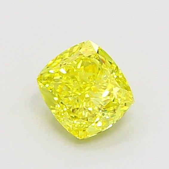 Loose Diamond - CUSHION MODIFIED 1.31ct Fancy Vivid Yellow IF: Loose Diamond - CUSHION MODIFIED 1.31ct Fancy Vivid Yellow IF Source: This is a real non-mined Diamond that has been grown in a lab Shape: CUSHION MODIFIED Carats: 1.31 Color: Fancy Vivid Yellow Certi