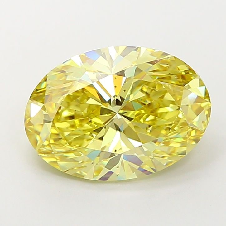 Loose Diamond - OVAL 5.0ct Fancy Intense Yellow VS2: Loose Diamond - OVAL 5.0ct Fancy Intense Yellow VS2 Source: This is a real non-mined Diamond that has been grown in a lab Shape: OVAL Carats: 5.0 Color: Fancy Intense Yellow Certification: IGI Video: