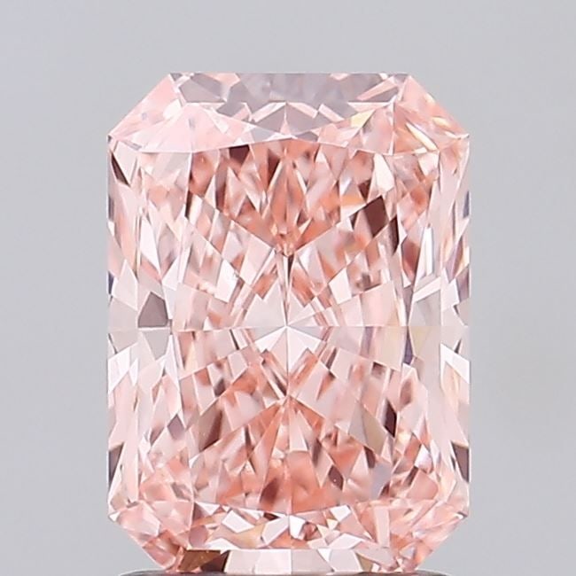 Loose Diamond - RADIANT 1.52ct Fancy Vivid Pink VVS2: Loose Diamond - RADIANT 1.52ct Fancy Vivid Pink VVS2 Source: This is a real non-mined Diamond that has been grown in a lab Shape: RADIANT Carats: 1.52 Color: Fancy Vivid Pink Certification: IGI Video: