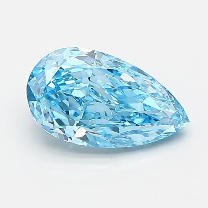 Loose Diamond - PEAR 1.02ct Fancy Vivid Blue VVS2: Loose Diamond - PEAR 1.02ct Fancy Vivid Blue VVS2 Source: This is a real non-mined Diamond that has been grown in a lab Shape: PEAR Carats: 1.02 Color: Fancy Vivid Blue Certification: IGI Video: