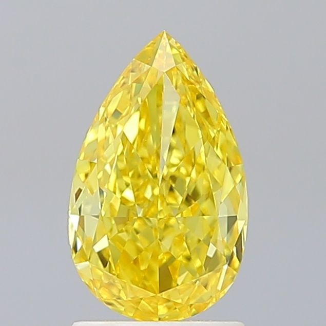 Loose Diamond - PEAR 1.51ct Fancy Vivid Yellow VVS2: Loose Diamond - PEAR 1.51ct Fancy Vivid Yellow VVS2 Source: This is a real non-mined Diamond that has been grown in a lab Shape: PEAR Carats: 1.51 Color: Fancy Vivid Yellow Certification: IGI Video: