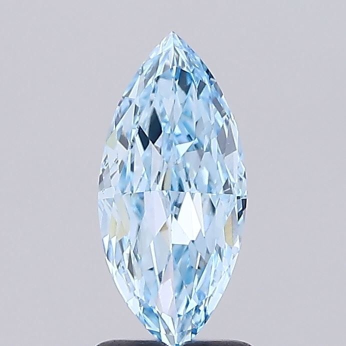 Loose Diamond - MARQUISE 1.52ct Fancy Vivid Blue VVS2: Loose Diamond - MARQUISE 1.52ct Fancy Vivid Blue VVS2 Source: This is a real non-mined Diamond that has been grown in a lab Shape: MARQUISE Carats: 1.52 Color: Fancy Vivid Blue Certification: IGI Vide