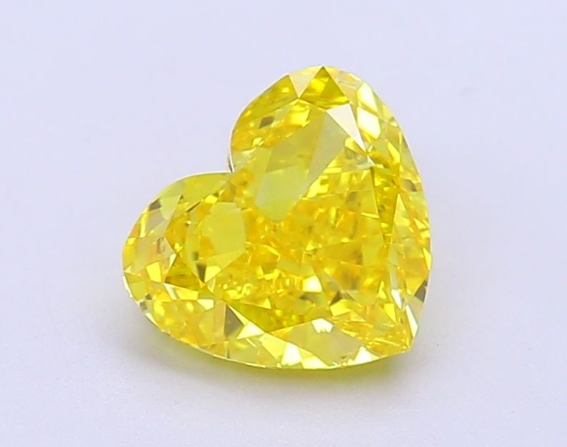 Loose Diamond - HEART 1.62ct Fancy Vivid Yellow VS1: Loose Diamond - HEART 1.62ct Fancy Vivid Yellow VS1 Source: This is a real non-mined Diamond that has been grown in a lab Shape: HEART Carats: 1.62 Color: Fancy Vivid Yellow Certification: IGI Video: