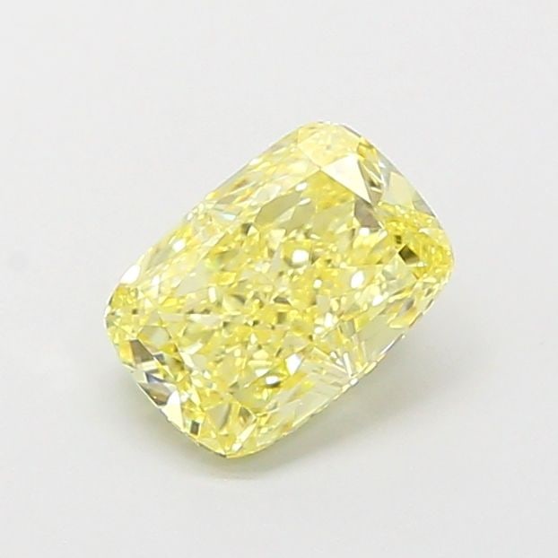 Loose Diamond - CUSHION MODIFIED 1.11ct Fancy Intense Yellow VVS2: Loose Diamond - CUSHION MODIFIED 1.11ct Fancy Intense Yellow VVS2 Source: This is a real non-mined Diamond that has been grown in a lab Shape: CUSHION MODIFIED Carats: 1.11 Color: Fancy Intense Yellow