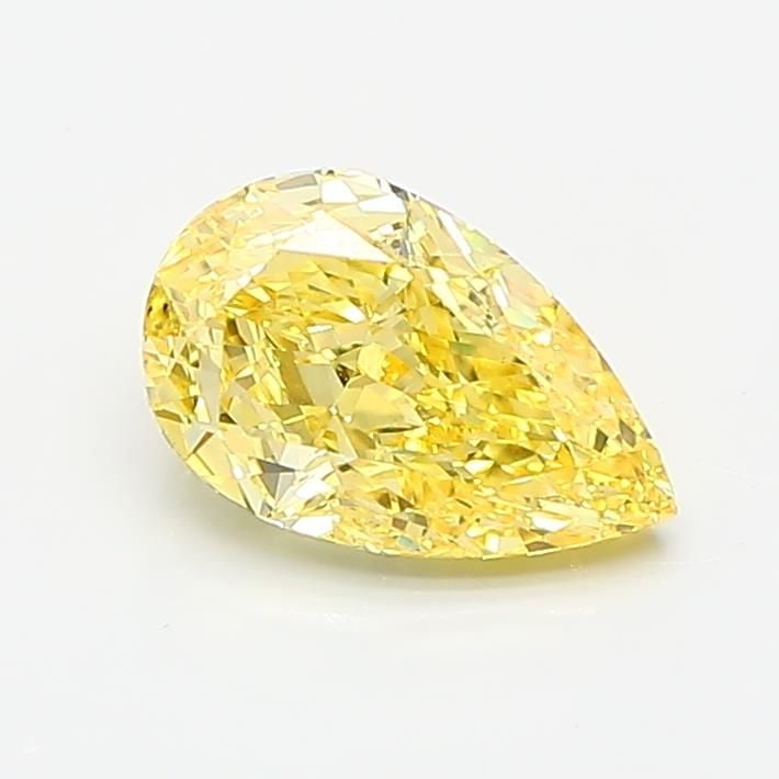 Loose Diamond - PEAR 1.17ct Fancy Intense Yellow VS1: Loose Diamond - PEAR 1.17ct Fancy Intense Yellow VS1 Source: This is a real non-mined Diamond that has been grown in a lab Shape: PEAR Carats: 1.17 Color: Fancy Intense Yellow Certification: IGI Video