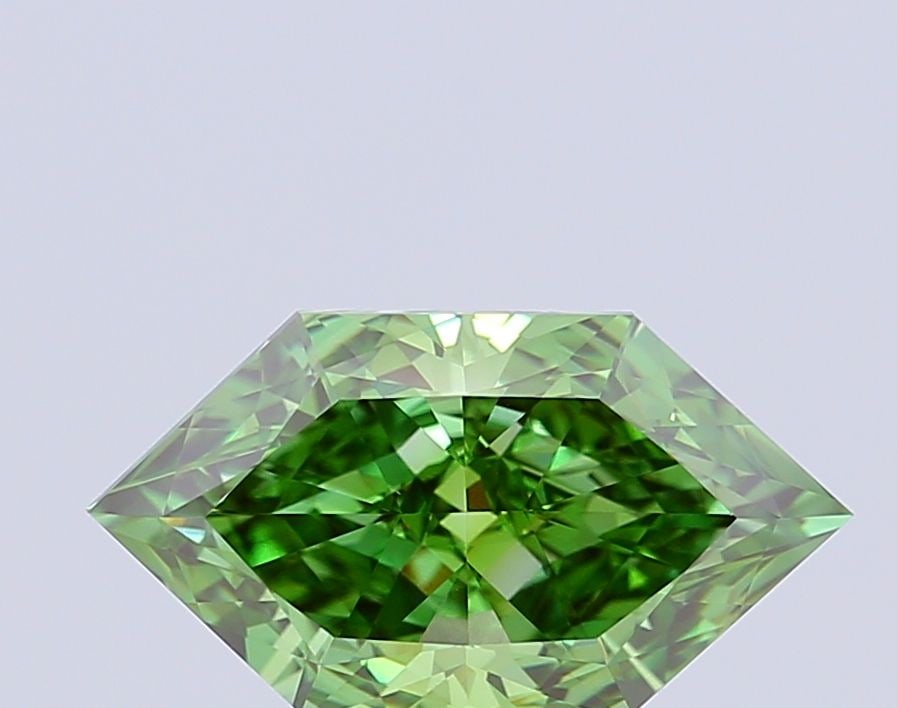 Loose Diamond - HEXAGONAL 3.35ct Fancy Vivid Green VVS2: Loose Diamond - HEXAGONAL 3.35ct Fancy Vivid Green VVS2 Source: This is a real non-mined Diamond that has been grown in a lab Shape: HEXAGONAL Carats: 3.35 Color: Fancy Vivid Green Certification: IGI 