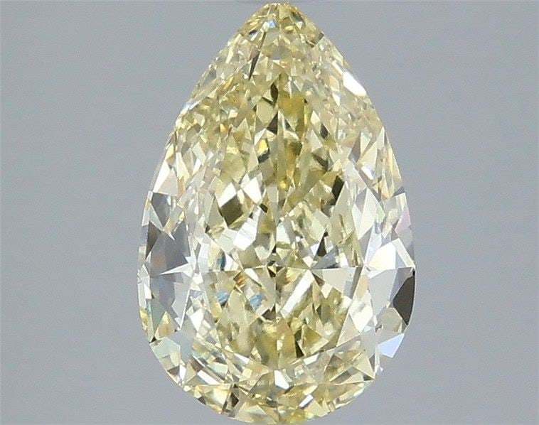 Loose Diamond - PEAR 2.56ct Fancy Yellow VVS2: Loose Diamond - PEAR 2.56ct Fancy Yellow VVS2 Source: This is a real non-mined Diamond that has been grown in a lab Shape: PEAR Carats: 2.56 Color: Fancy Yellow Certification: IGI Video:
