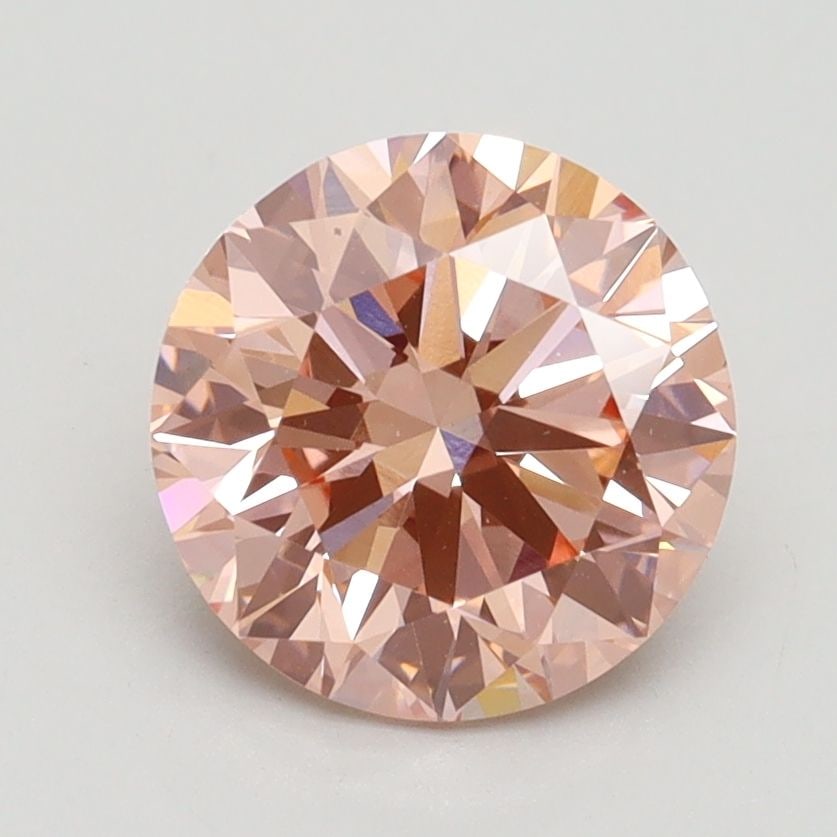 Loose Diamond - ROUND 1.88ct Fancy Intense Pink VS1: Loose Diamond - ROUND 1.88ct Fancy Intense Pink VS1 Source: This is a real non-mined Diamond that has been grown in a lab Shape: ROUND Carats: 1.88 Color: Fancy Intense Pink Certification: IGI Video: