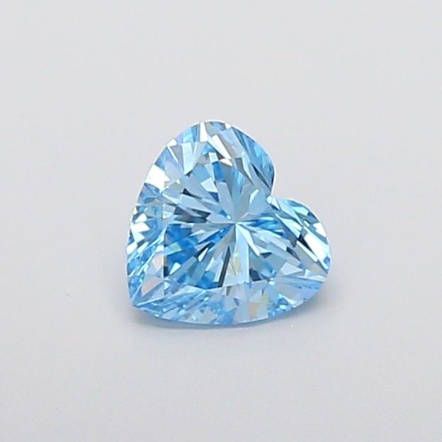 Loose Diamond - HEART 1.54ct Fancy Vivid Blue VS1: Loose Diamond - HEART 1.54ct Fancy Vivid Blue VS1 Source: This is a real non-mined Diamond that has been grown in a lab Shape: HEART Carats: 1.54 Color: Fancy Vivid Blue Certification: IGI Video: