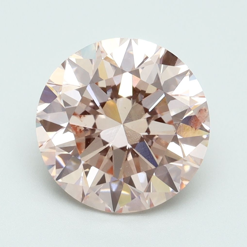 Loose Diamond - ROUND 3.51ct Fancy Intense Pink SI1: Loose Diamond - ROUND 3.51ct Fancy Intense Pink SI1 Source: This is a real non-mined Diamond that has been grown in a lab Shape: ROUND Carats: 3.51 Color: Fancy Intense Pink Certification: IGI Video: