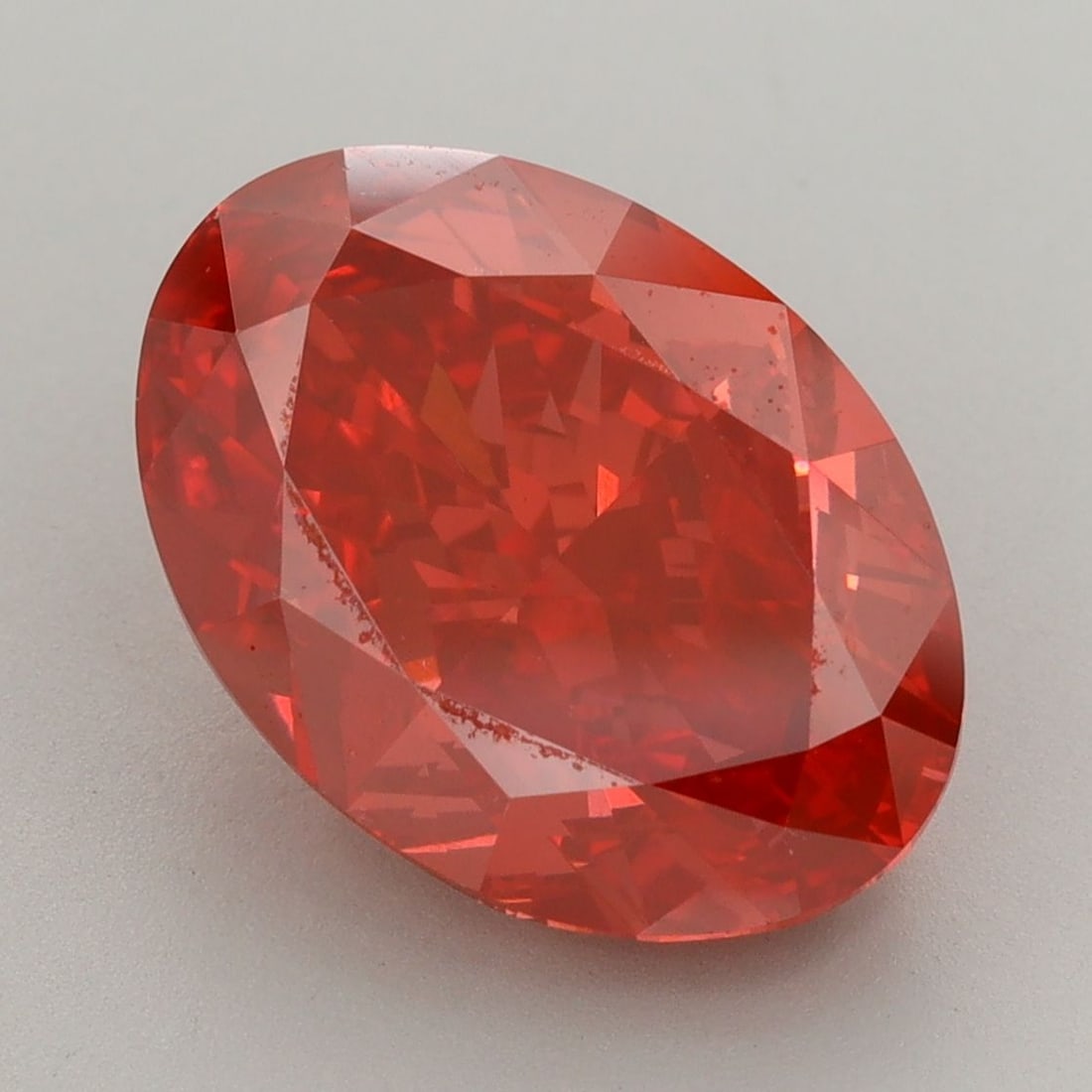 Loose Diamond - OVAL 6.71ct Fancy Vivid Red VS1 (1 of 1)