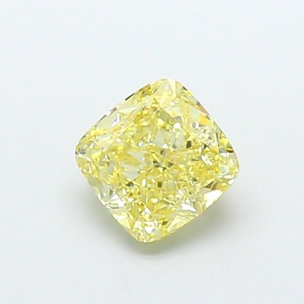 Loose Diamond - CUSHION MODIFIED 1.1ct Fancy Yellow VS1: Loose Diamond - CUSHION MODIFIED 1.1ct Fancy Yellow VS1 Source: This is a real non-mined Diamond that has been grown in a lab Shape: CUSHION MODIFIED Carats: 1.1 Color: Fancy Yellow Certification: IGI