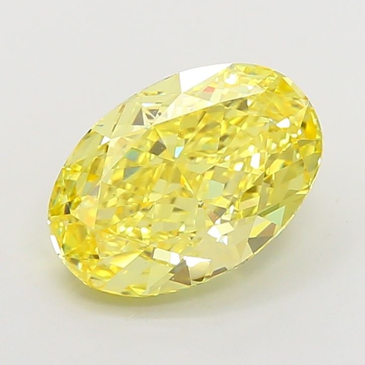 Loose Diamond - OVAL 4.03ct Fancy Intense Yellow VS1: Loose Diamond - OVAL 4.03ct Fancy Intense Yellow VS1 Source: This is a real non-mined Diamond that has been grown in a lab Shape: OVAL Carats: 4.03 Color: Fancy Intense Yellow Certification: IGI Video