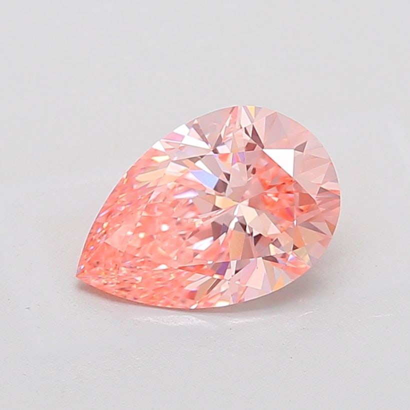 Loose Diamond - PEAR 1.52ct Fancy Vivid Pink VS1: Loose Diamond - PEAR 1.52ct Fancy Vivid Pink VS1 Source: This is a real non-mined Diamond that has been grown in a lab Shape: PEAR Carats: 1.52 Color: Fancy Vivid Pink Certification: IGI Video: