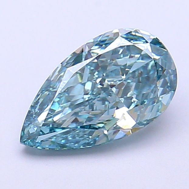Loose Diamond - PEAR 1.59ct Fancy Vivid Blue VVS2: Loose Diamond - PEAR 1.59ct Fancy Vivid Blue VVS2 Source: This is a real non-mined Diamond that has been grown in a lab Shape: PEAR Carats: 1.59 Color: Fancy Vivid Blue Certification: IGI Video: