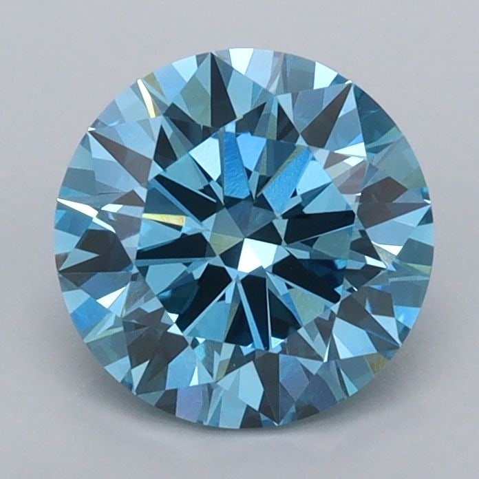 Ideal Loose Diamond - ROUND 1.53ct Fancy Vivid Blue VVS2: Ideal Loose Diamond - ROUND 1.53ct Fancy Vivid Blue VVS2 Source: This is a real non-mined Diamond that has been grown in a lab Shape: ROUND Carats: 1.53 Color: Fancy Vivid Blue Certification: IGI Vide