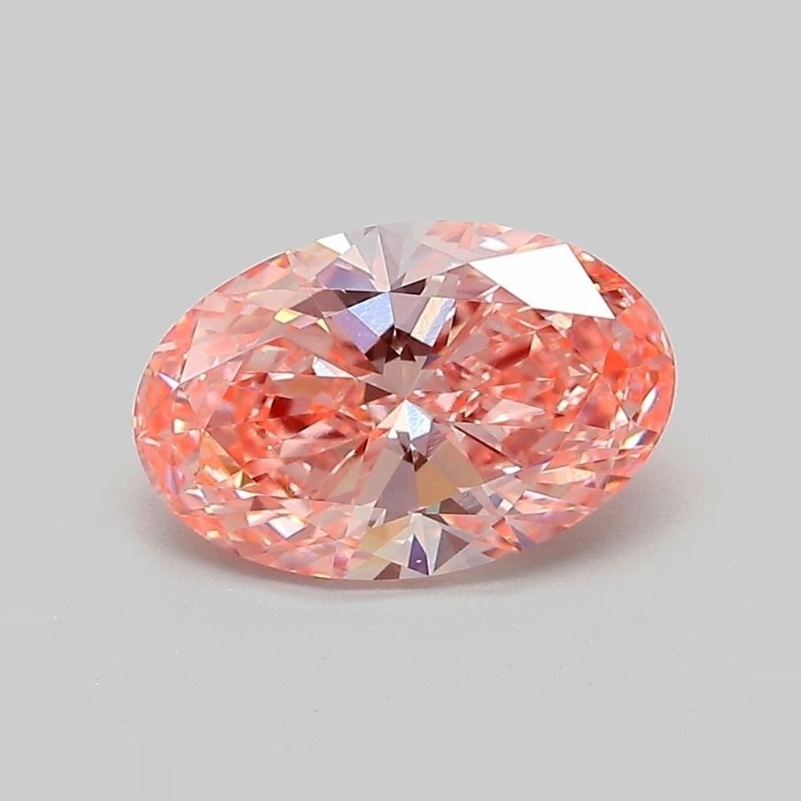 Loose Diamond - OVAL 1.74ct Fancy Vivid Pink VVS2: Loose Diamond - OVAL 1.74ct Fancy Vivid Pink VVS2 Source: This is a real non-mined Diamond that has been grown in a lab Shape: OVAL Carats: 1.74 Color: Fancy Vivid Pink Certification: IGI Video: