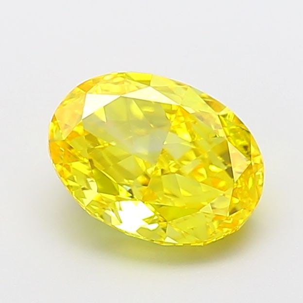 Loose Diamond - OVAL 2.52ct Fancy Vivid Yellow VVS1: Loose Diamond - OVAL 2.52ct Fancy Vivid Yellow VVS1 Source: This is a real non-mined Diamond that has been grown in a lab Shape: OVAL Carats: 2.52 Color: Fancy Vivid Yellow Certification: NONE The Dia