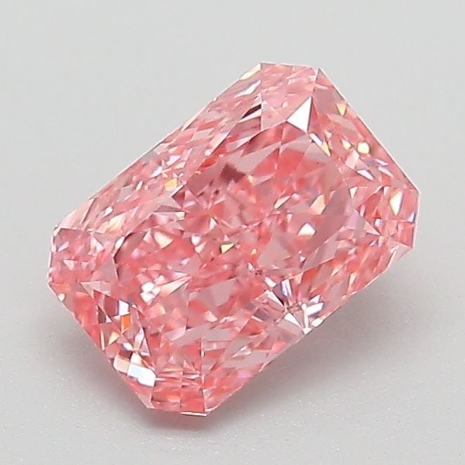 Loose Diamond - RADIANT 1.04ct Fancy Vivid Pink VVS2: Loose Diamond - RADIANT 1.04ct Fancy Vivid Pink VVS2 Source: This is a real non-mined Diamond that has been grown in a lab Shape: RADIANT Carats: 1.04 Color: Fancy Vivid Pink Certification: IGI The Di