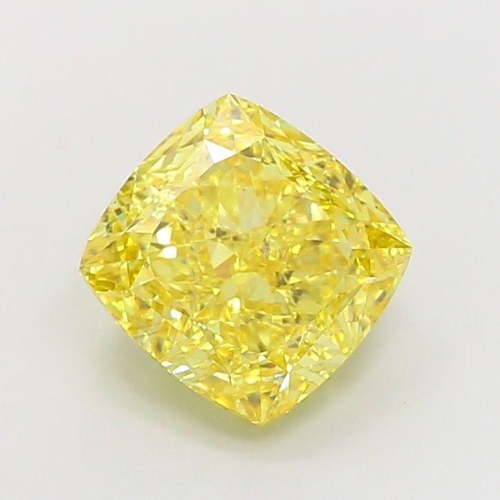 Loose Diamond - CUSHION MODIFIED 6.03ct Fancy Vivid Yellow VS1: Loose Diamond - CUSHION MODIFIED 6.03ct Fancy Vivid Yellow VS1 Source: This is a real non-mined Diamond that has been grown in a lab Shape: CUSHION MODIFIED Carats: 6.03 Color: Fancy Vivid Yellow Cert