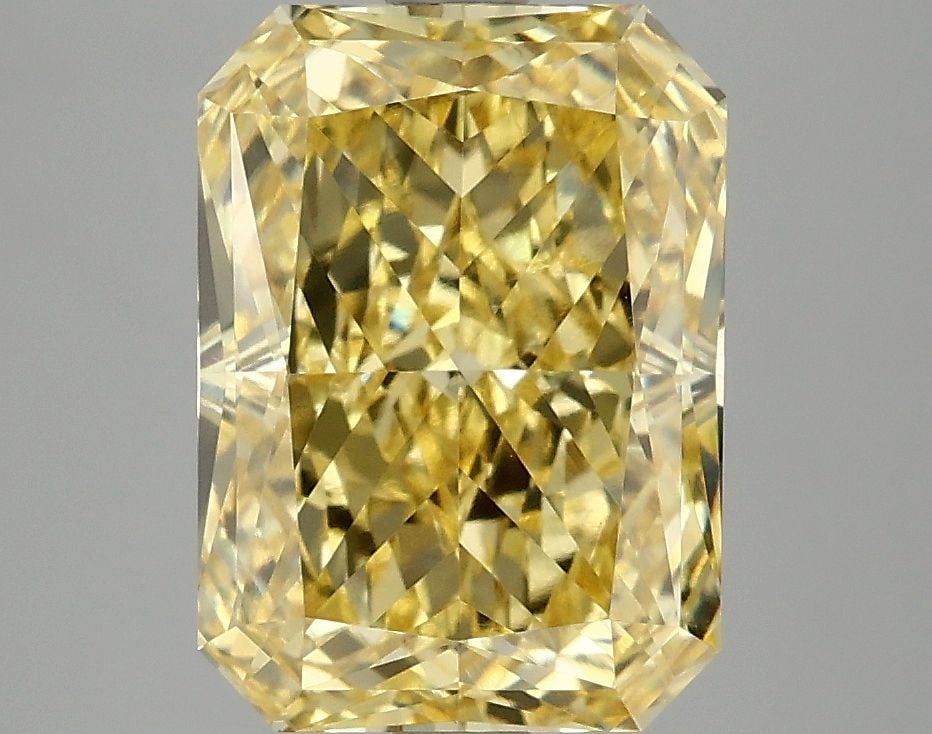 Loose Diamond - RADIANT 4.1ct Fancy Vivid Yellow VVS2: Loose Diamond - RADIANT 4.1ct Fancy Vivid Yellow VVS2 Source: This is a real non-mined Diamond that has been grown in a lab Shape: RADIANT Carats: 4.1 Color: Fancy Vivid Yellow Certification: IGI Vide