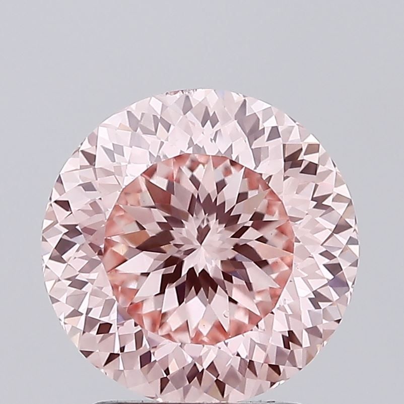 Loose Diamond - ROUND 2.61ct Fancy Intense Pink VS2: Loose Diamond - ROUND 2.61ct Fancy Intense Pink VS2 Source: This is a real non-mined Diamond that has been grown in a lab Shape: ROUND Carats: 2.61 Color: Fancy Intense Pink Certification: IGI Video: