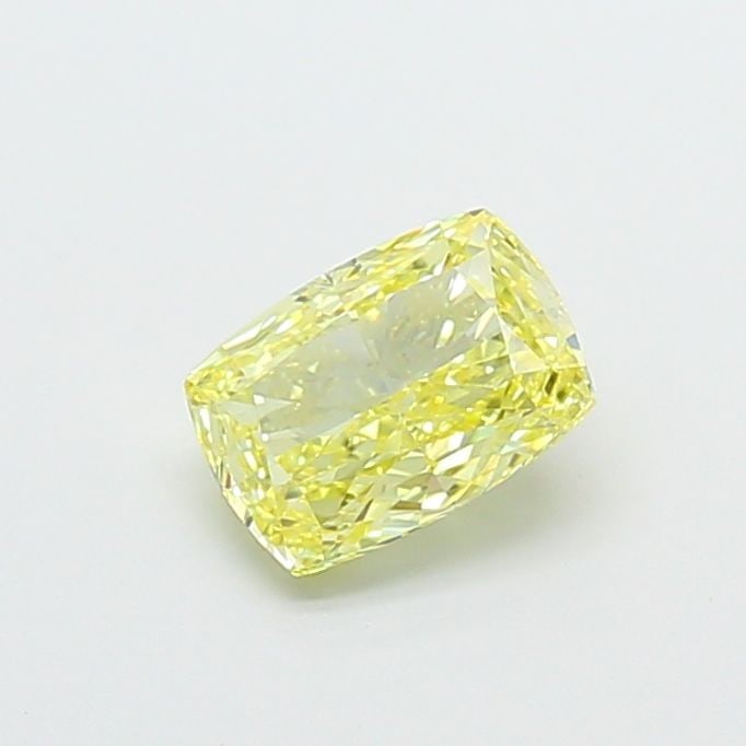 Loose Diamond - CUSHION MODIFIED 1.07ct Fancy Intense Yellow VS1: Loose Diamond - CUSHION MODIFIED 1.07ct Fancy Intense Yellow VS1 Source: This is a real non-mined Diamond that has been grown in a lab Shape: CUSHION MODIFIED Carats: 1.07 Color: Fancy Intense Yellow 