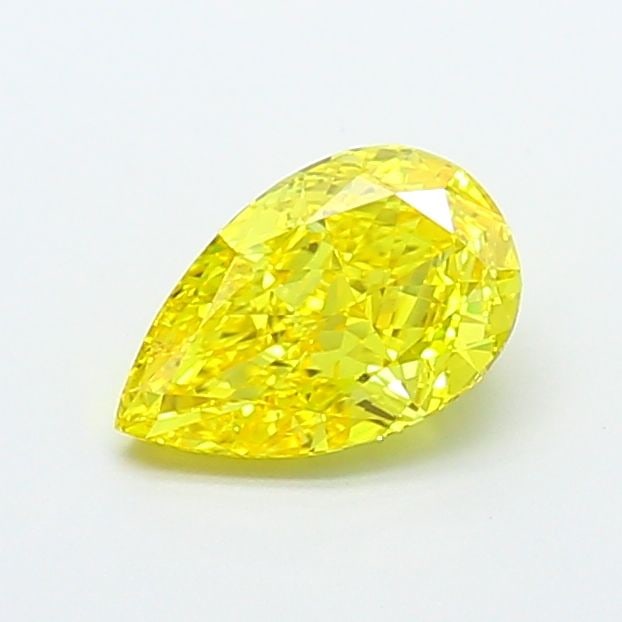 Loose Diamond - PEAR 1.52ct Fancy Vivid Yellow VS1: Loose Diamond - PEAR 1.52ct Fancy Vivid Yellow VS1 Source: This is a real non-mined Diamond that has been grown in a lab Shape: PEAR Carats: 1.52 Color: Fancy Vivid Yellow Certification: IGI Video: