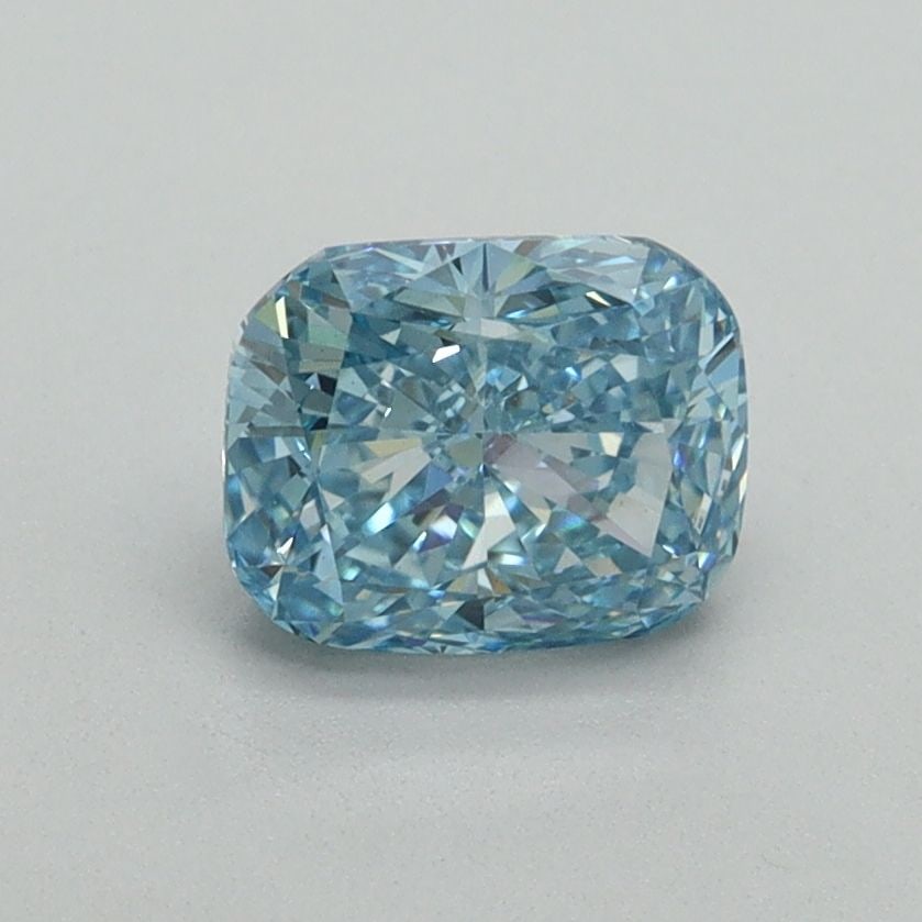 Loose Diamond - CUSHION BRILLIANT 1.01ct Fancy Vivid Blue VS1: Loose Diamond - CUSHION BRILLIANT 1.01ct Fancy Vivid Blue VS1 Source: This is a real non-mined Diamond that has been grown in a lab Shape: CUSHION BRILLIANT Carats: 1.01 Color: Fancy Vivid Blue Certif
