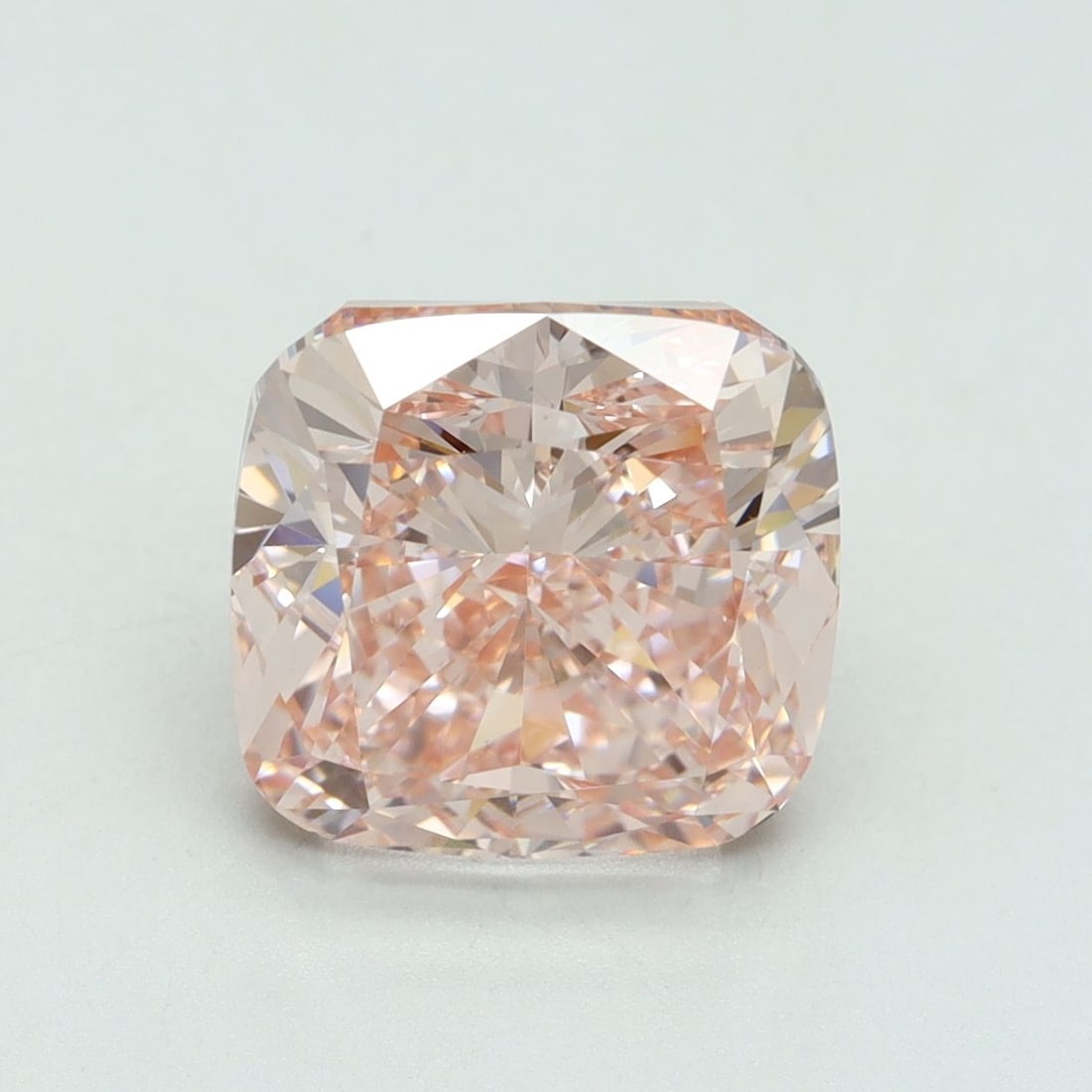 Loose Diamond - CUSHION MODIFIED 5.02ct Fancy Intense Pink VVS2: Loose Diamond - CUSHION MODIFIED 5.02ct Fancy Intense Pink VVS2 Source: This is a real non-mined Diamond that has been grown in a lab Shape: CUSHION MODIFIED Carats: 5.02 Color: Fancy Intense Pink Cer