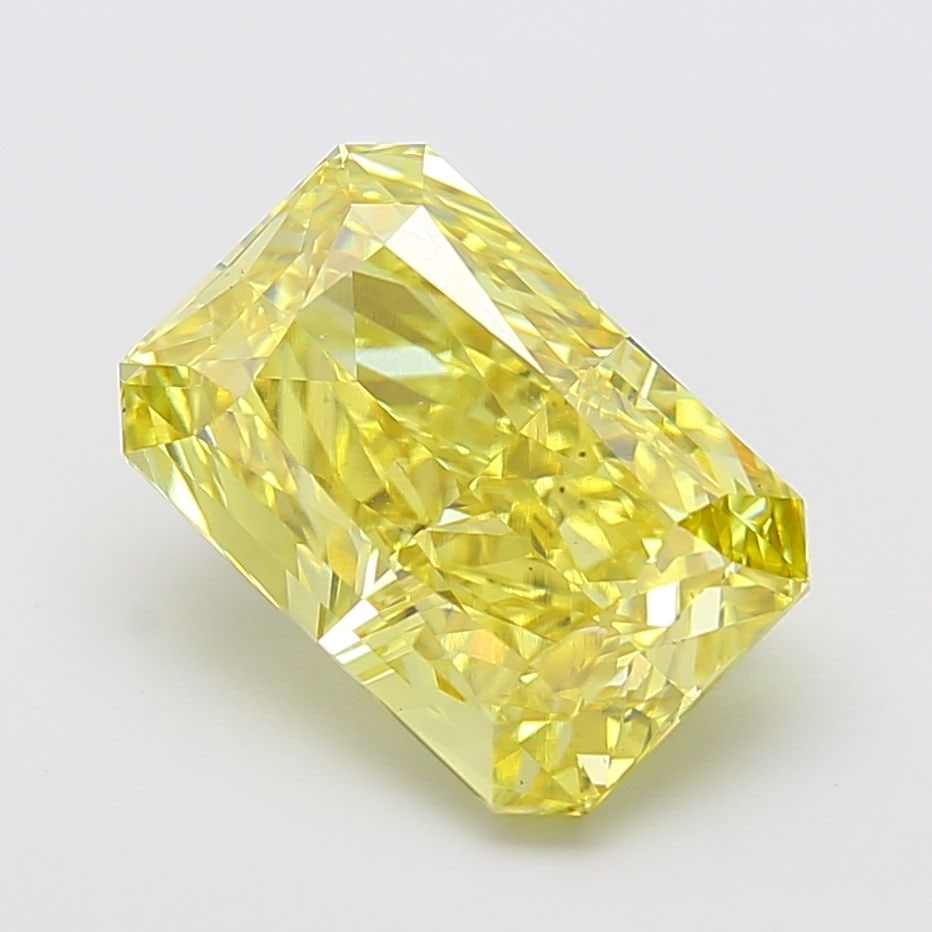Loose Diamond - RADIANT 8.02ct Fancy Vivid Yellow VS1: Loose Diamond - RADIANT 8.02ct Fancy Vivid Yellow VS1 Source: This is a real non-mined Diamond that has been grown in a lab Shape: RADIANT Carats: 8.02 Color: Fancy Vivid Yellow Certification: IGI Vid