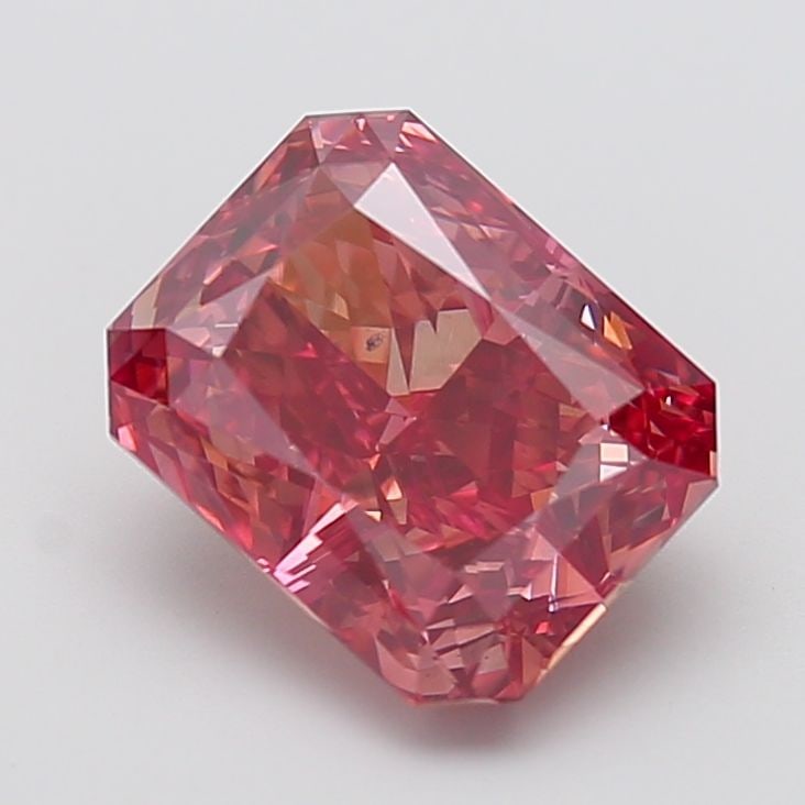 Loose Diamond - RADIANT 5.08ct Fancy Vivid Brownish Pink VS1: Loose Diamond - RADIANT 5.08ct Fancy Vivid Brownish Pink VS1 Source: This is a real non-mined Diamond that has been grown in a lab Shape: RADIANT Carats: 5.08 Color: Fancy Vivid Brownish Pink Certific
