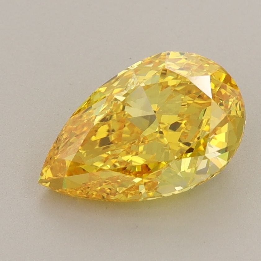 Loose Diamond - PEAR 1.86ct Fancy Vivid Yellow VVS1: Loose Diamond - PEAR 1.86ct Fancy Vivid Yellow VVS1 Source: This is a real non-mined Diamond that has been grown in a lab Shape: PEAR Carats: 1.86 Color: Fancy Vivid Yellow Certification: IGI The Diam