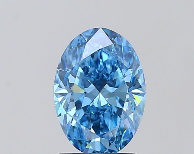 Loose Diamond - OVAL 1.52ct Fancy Vivid Blue VVS2: Loose Diamond - OVAL 1.52ct Fancy Vivid Blue VVS2 Source: This is a real non-mined Diamond that has been grown in a lab Shape: OVAL Carats: 1.52 Color: Fancy Vivid Blue Certification: IGI Video:
