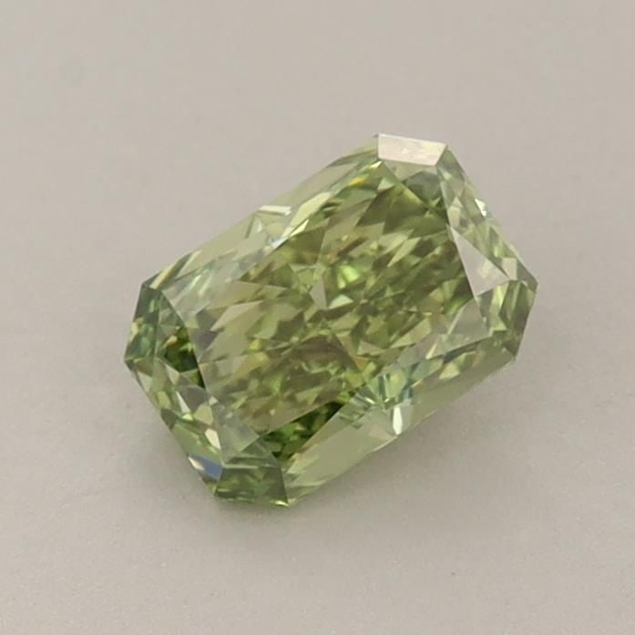 Loose Diamond - RADIANT 0.62ct Fancy Vivid Green VS1: Loose Diamond - RADIANT 0.62ct Fancy Vivid Green VS1 Source: This is a real non-mined Diamond that has been grown in a lab Shape: RADIANT Carats: 0.62 Color: Fancy Vivid Green Certification: IGI Video