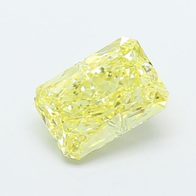 Loose Diamond - RADIANT 1.58ct Fancy Intense Yellow VVS2: Loose Diamond - RADIANT 1.58ct Fancy Intense Yellow VVS2 Source: This is a real non-mined Diamond that has been grown in a lab Shape: RADIANT Carats: 1.58 Color: Fancy Intense Yellow Certification: IG
