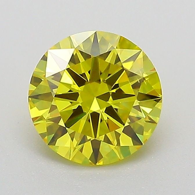 Loose Diamond - ROUND 1.02ct Fancy Vivid Yellow VS2: Loose Diamond - ROUND 1.02ct Fancy Vivid Yellow VS2 Source: This is a real non-mined Diamond that has been grown in a lab Shape: ROUND Carats: 1.02 Color: Fancy Vivid Yellow Certification: IGI Video: