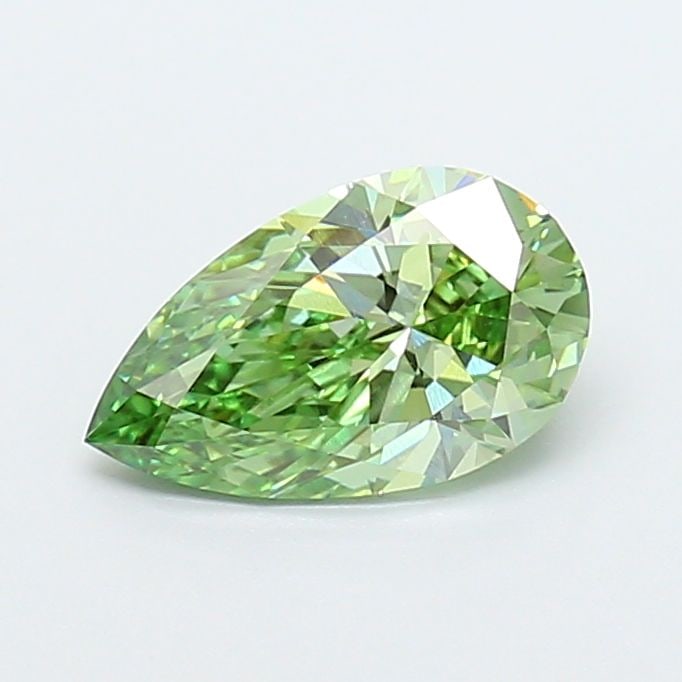 Loose Diamond - PEAR 1.22ct Fancy Vivid Green VS1: Loose Diamond - PEAR 1.22ct Fancy Vivid Green VS1 Source: This is a real non-mined Diamond that has been grown in a lab Shape: PEAR Carats: 1.22 Color: Fancy Vivid Green Certification: IGI Video: