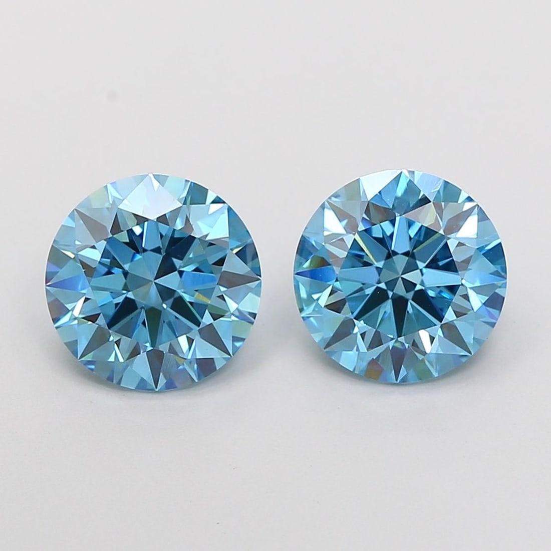 Ideal Loose Diamond - ROUND 2.05ct Fancy Vivid Blue VVS2 (1 of 1)