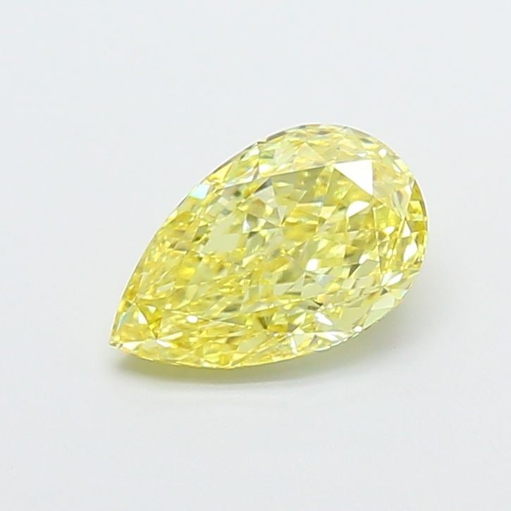 Loose Diamond - PEAR 1.23ct Fancy Intense Yellow VVS2: Loose Diamond - PEAR 1.23ct Fancy Intense Yellow VVS2 Source: This is a real non-mined Diamond that has been grown in a lab Shape: PEAR Carats: 1.23 Color: Fancy Intense Yellow Certification: IGI Vide