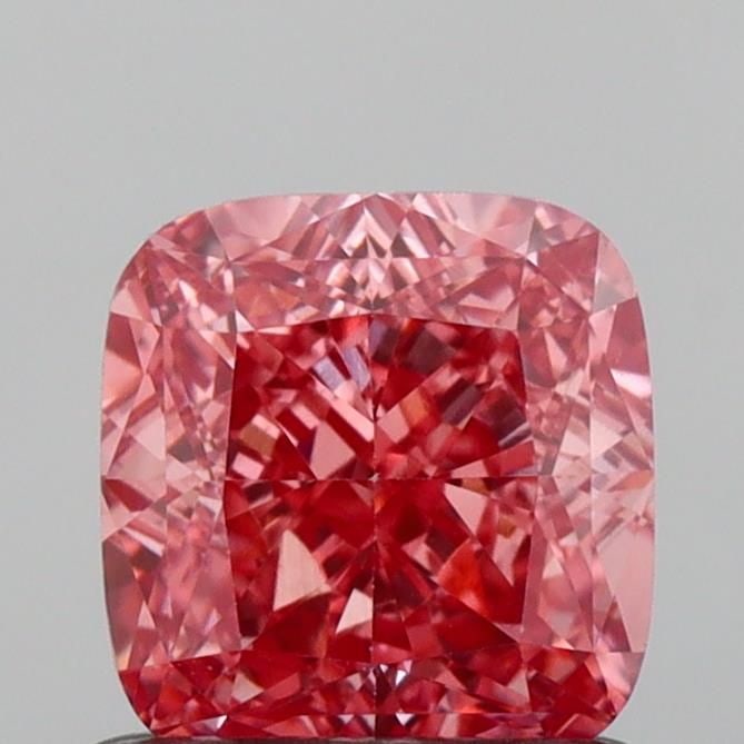 Loose Diamond - CUSHION MODIFIED 1.02ct Fancy Vivid Pink VVS2: Loose Diamond - CUSHION MODIFIED 1.02ct Fancy Vivid Pink VVS2 Source: This is a real non-mined Diamond that has been grown in a lab Shape: CUSHION MODIFIED Carats: 1.02 Color: Fancy Vivid Pink Certifi